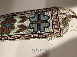 Antique Native American Beadwork Ceremonial Handmade Sash Belt! BEAUTY