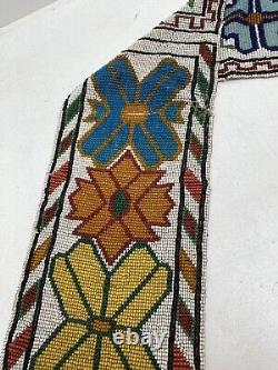 Antique Native American Beadwork Ceremonial Handmade Sash Belt! BEAUTY