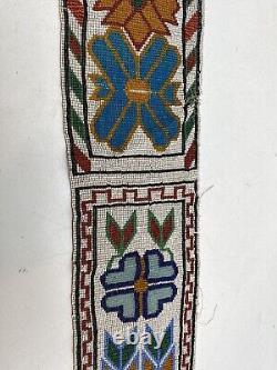 Antique Native American Beadwork Ceremonial Handmade Sash Belt! BEAUTY