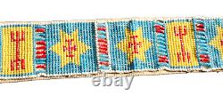 Antique Native American Indian Late 1800's Beaded Bead Work Belt