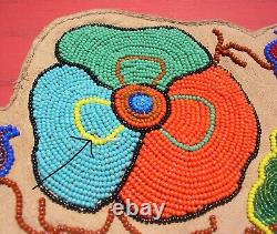 Antique Vintage Circa 1900 Native American Beadwork Pieces Plains