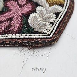 Antique/vintage Iroquois Native American Indian Beadwork Beaded Purse Pocket