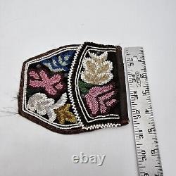 Antique/vintage Iroquois Native American Indian Beadwork Beaded Purse Pocket