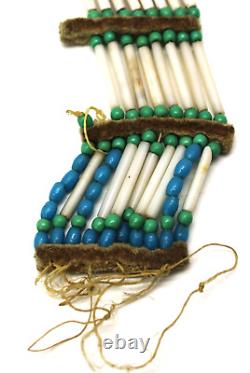 Authentic Native American Bone Bead Neck Necklace Umatilla Confederated Tribes