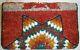 Brilliant! Native American Beaded Sparkling Star Quilt Wallet Checkbook Cover