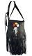 Bag With Native American & Feather Motif Black Handmade And Authentic
