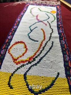 Beaded Panel Wind Dancing Native American Artwork