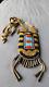 Beautiful Native American Beaded Leather Tobacco / Pipe Bag, Pouch