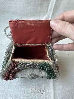 C. 1870 Iroquois Native American Beadwork Whimsy Box/Purse