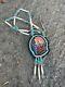 Coyote Medallion Native American Made Pow Wow Regalia Native Beadwork