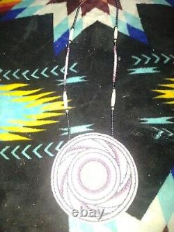 Hand beaded Medallion Native American Made