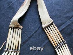 Huge Beaded Breast Plate, Native American Hair Pipe Breast Plate, Sd-042307621