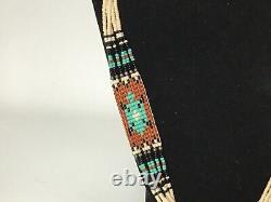 Lot# 2043. Native American 6 Strand Seed Bead, heishi 23 Necklace