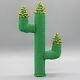 Native American Beadwork-blooming Saguaro Cactus By Alesia Poncho-zuni