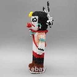 NATIVE AMERICAN BEADWORK-CLOWN KACHINA by FERRELL ZEENA-HOPI