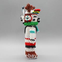 NATIVE AMERICAN BEADWORK-HOPI DEER KACHINA by FERRELL ZEENA-HOPI