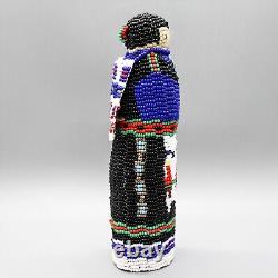 NATIVE AMERICAN BEADWORK-TRADITIONAL PUEBLO WOMAN by MARGARET DOSEDO-ZUNI