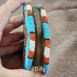 Native American Beaded Coin Purse Vintage