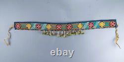 Native American Den'a Athabascan Indian Bead Baby Belt Carrier Sash