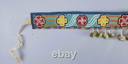 Native American Den'a Athabascan Indian Bead Baby Belt Carrier Sash