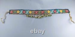 Native American Den'a Athabascan Indian Bead Baby Belt Carrier Sash