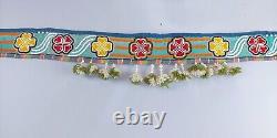 Native American Den'a Athabascan Indian Bead Baby Belt Carrier Sash