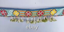 Native American Den'a Athabascan Indian Bead Baby Belt Carrier Sash