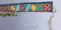 Native American Den'a Athabascan Indian Bead Baby Belt Carrier Sash