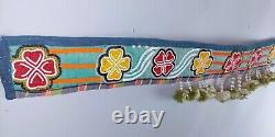 Native American Den'a Athabascan Indian Bead Baby Belt Carrier Sash