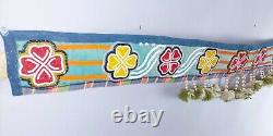 Native American Den'a Athabascan Indian Bead Baby Belt Carrier Sash