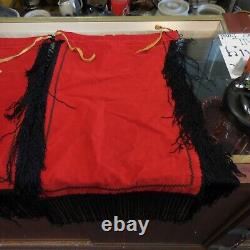 Native American Fringed Breechcloth Loincloth 19 x 13 estate find