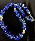 Native American Lapis Lazuli Spiny Oyster Sterling Silver Necklace Chip Bead