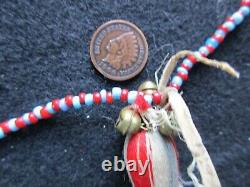 Native American Old Pawn Necklace, Trade Bead Necklace, Ott-042307606