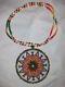 Native American, Sioux, Hand Beaded Medallion Necklace Powwow