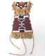 Native American Vintage Kiowa Strike A Light Bag Beaded With Tin Cones