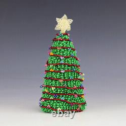 Native American Zuni Beaded Christmas Tree By Alesia Poncho