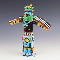 Native American Zuni Beaded Eagle Dancer By Todd Poncho