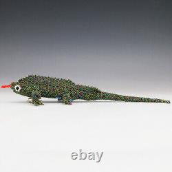 Native American Zuni Beaded Lizard By Todd Poncho Zuni Beadwork