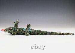 Native American Zuni Beaded Lizard By Todd Poncho Zuni Beadwork