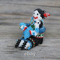 Native American Zuni Beaded Storyteller By Farlan & Alesia Quetawki