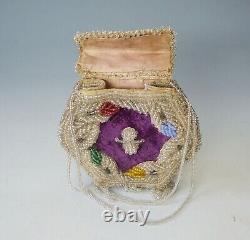 Old Native American Indian Bead work whimsy purse