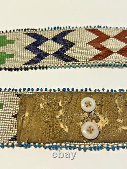 Original Native American Indian Beaded Belt 32 Handmade 1880's-1900 Lot 1