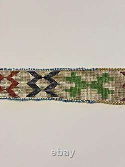 Original Native American Indian Beaded Belt 32 Handmade 1880's-1900 Lot 1