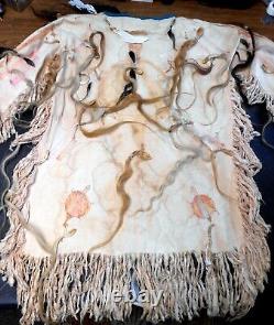 Original Native American Plains Region, Antique cloth, Circa 1890 Dance Shirt