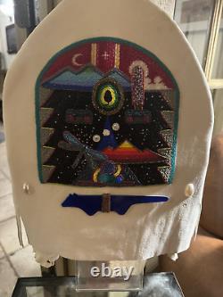 Original native american artwork beaded masks