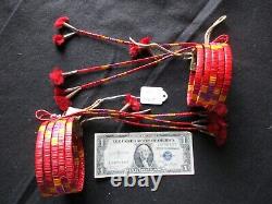 Rare Ceremonial Quilled Arm Bands Native American Arm Bracelets, Sd-042307603