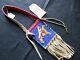 Rare! Native American Quilled Leather Medicine Bag, Tobacco Pouch Sd-042307311