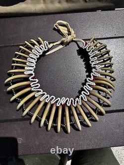 Replica Grizzly Bear Claw Necklace native American made