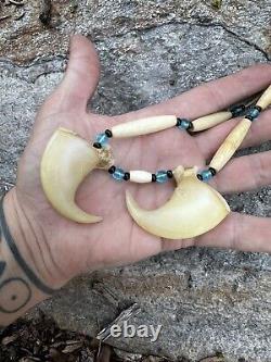 Replica Mountain Lion Claw Necklace native American made