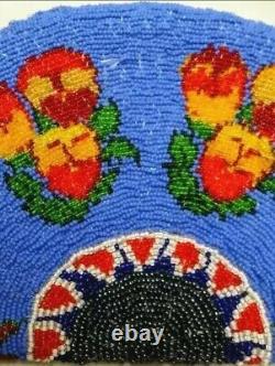 Sioux Beaded Purse Antique Great Plains Native American Beadwork Bag Clutch